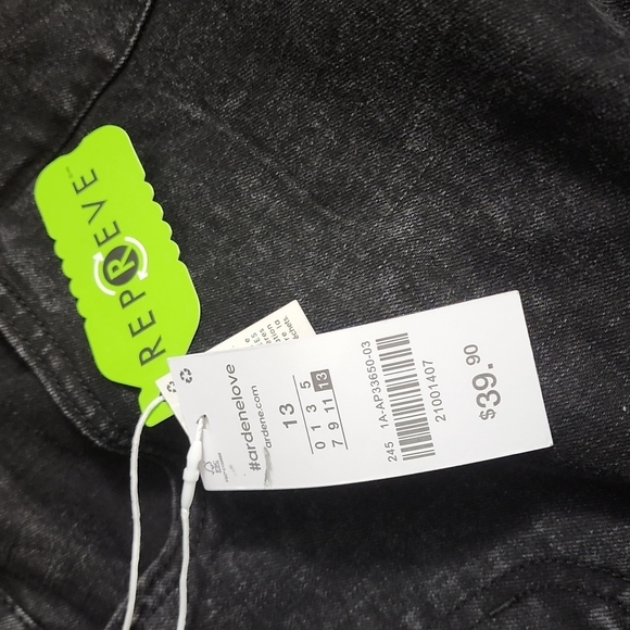 Eighty Two Denim overall shorts size 13 - Picture 5 of 7